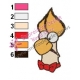Beaker Muppets Face Embroidery Design 03
